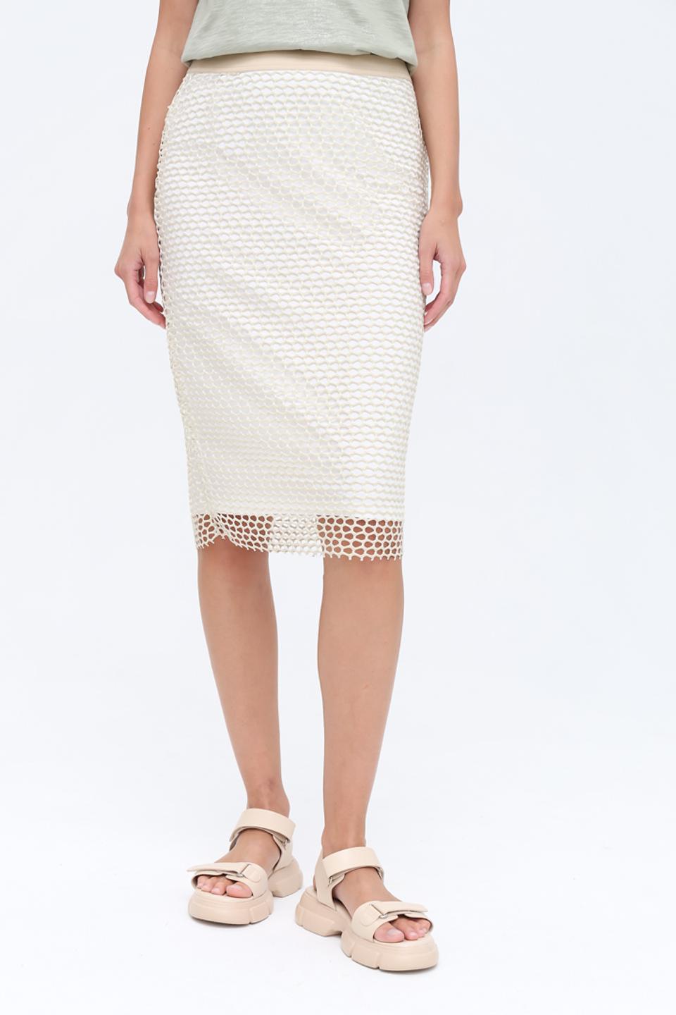 Юбка Gerry Weber с кружевом бежевая