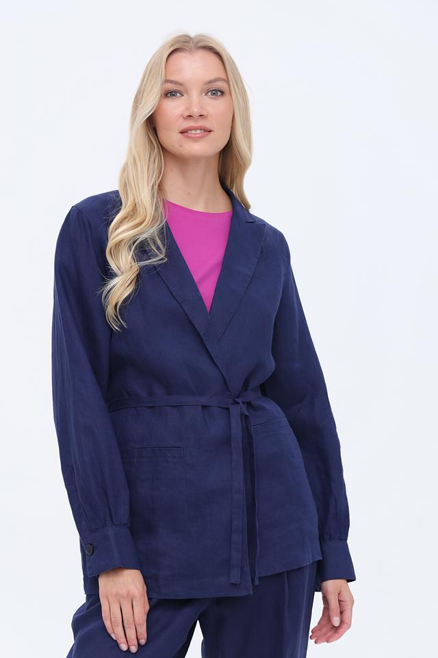 Жакет Gerry Weber синий с поясом