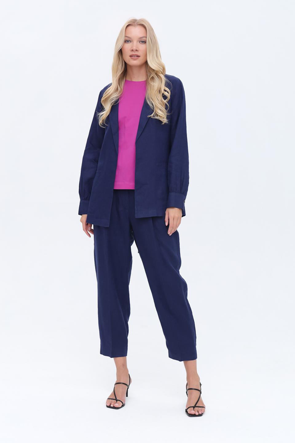 Жакет Gerry Weber синий с поясом