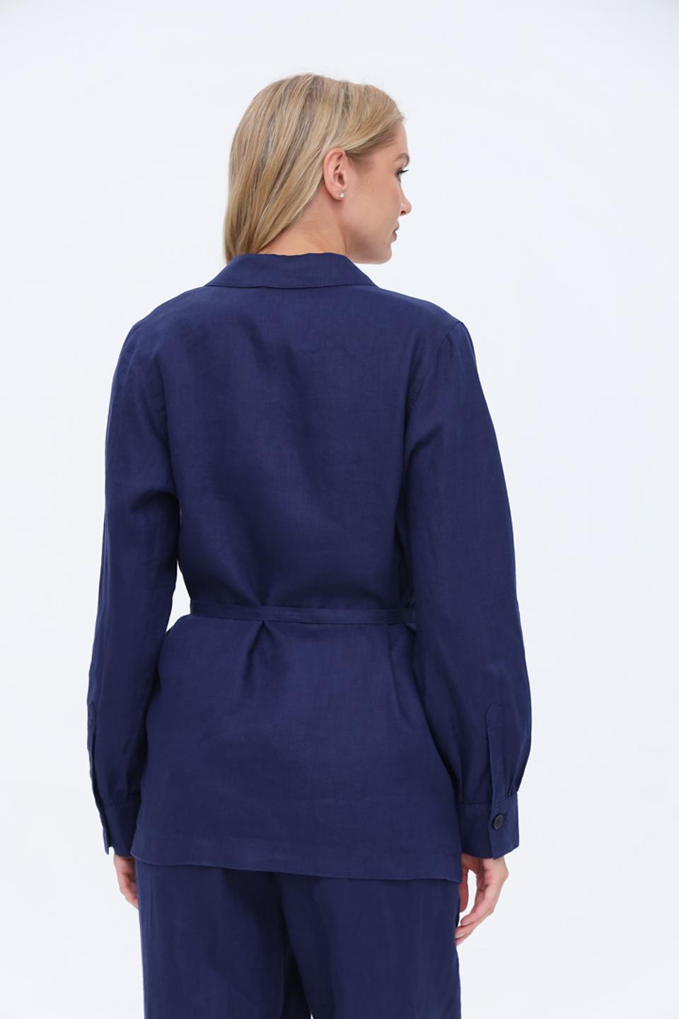 Жакет Gerry Weber синий с поясом