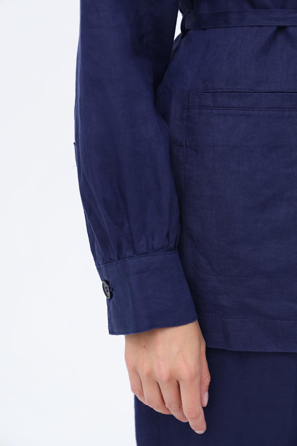 Жакет Gerry Weber синий с поясом