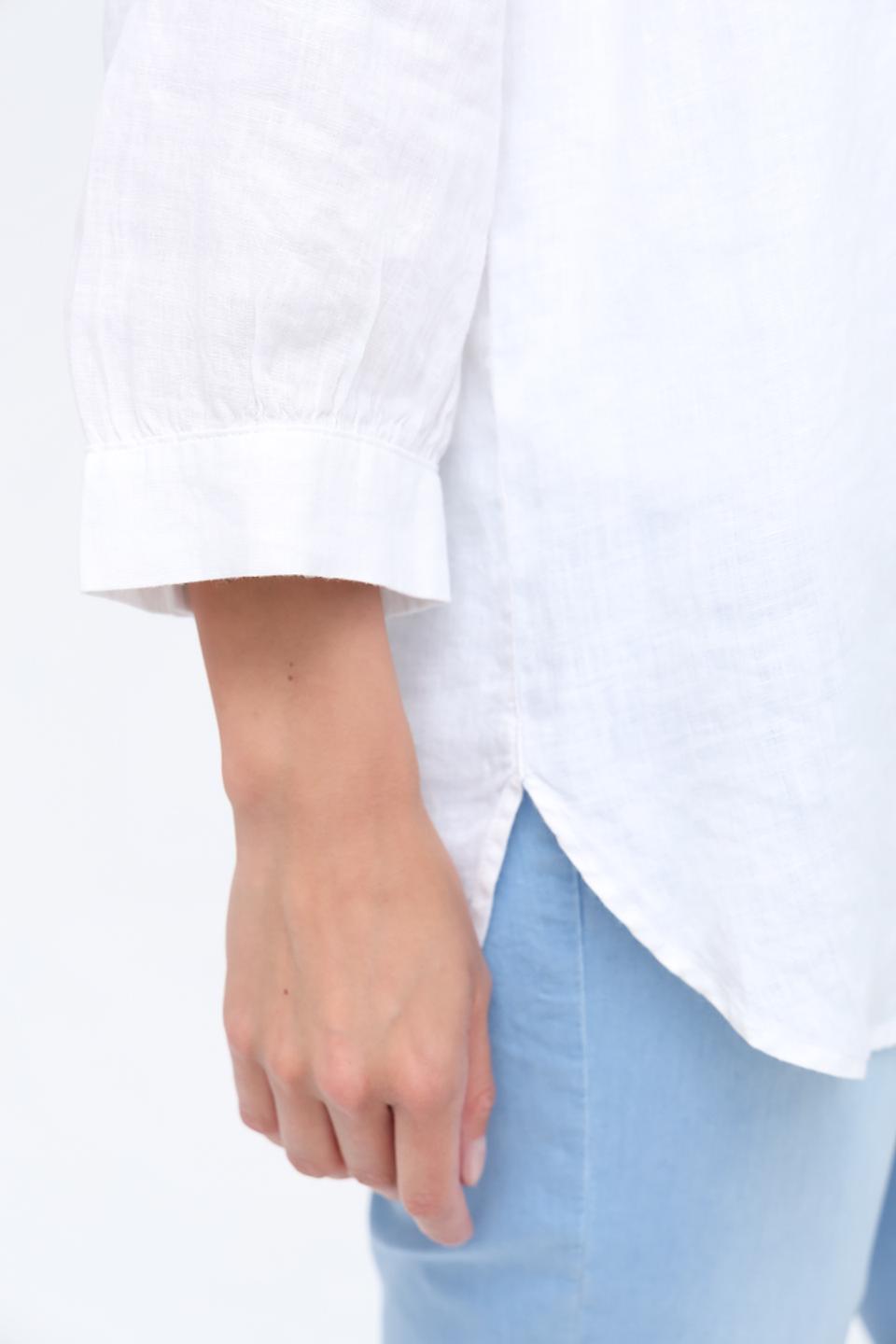 Рубашка Gerry Weber льняная белая