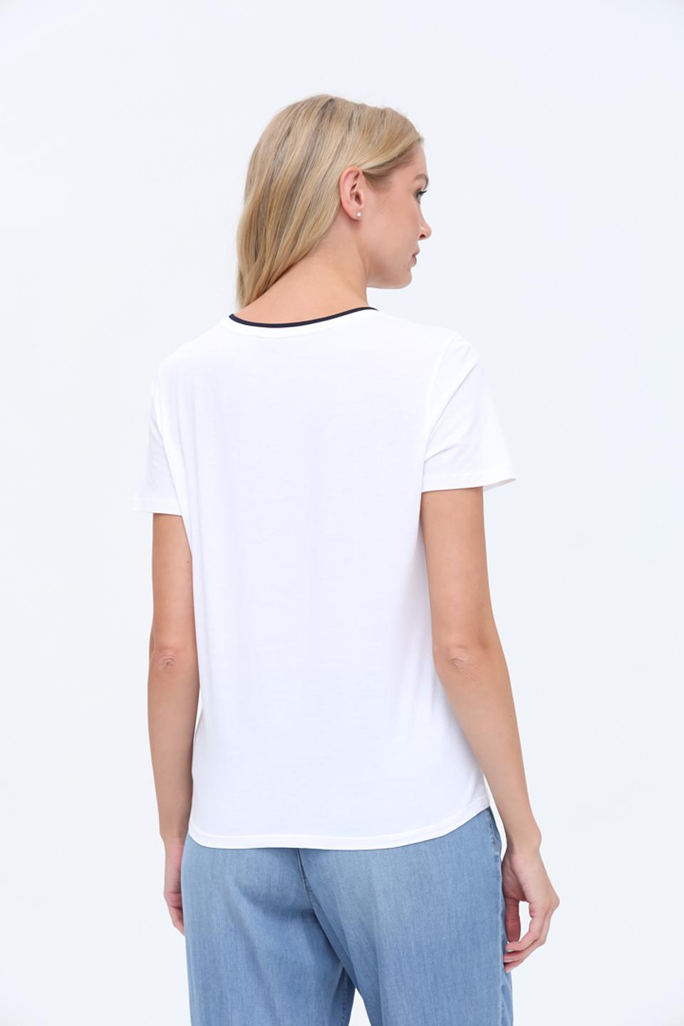 Футболка Marc Cain с принтом птицы