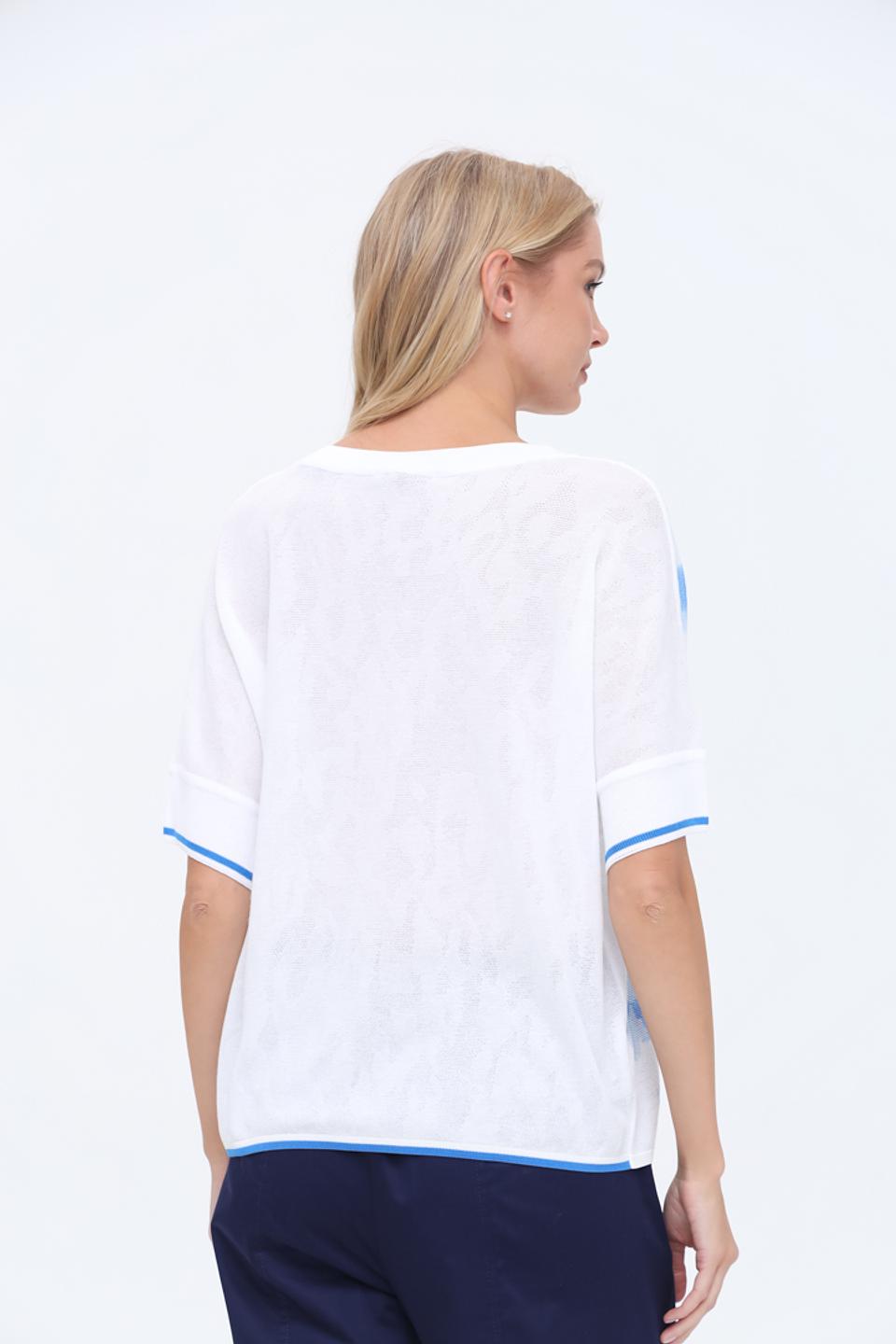 Пуловер Marc Cain с принтом тай-дай