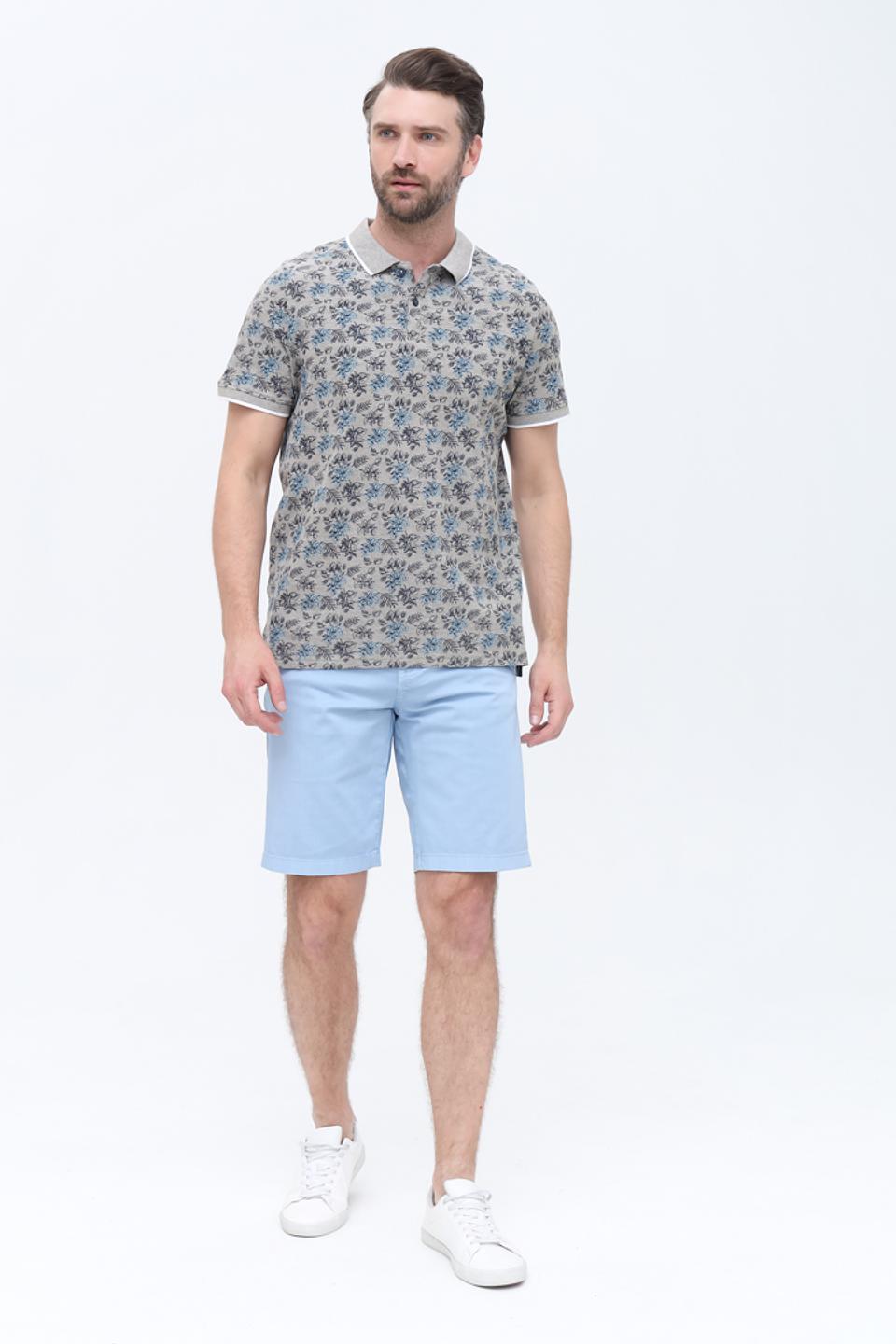 Поло Basefield с цветочным принтом