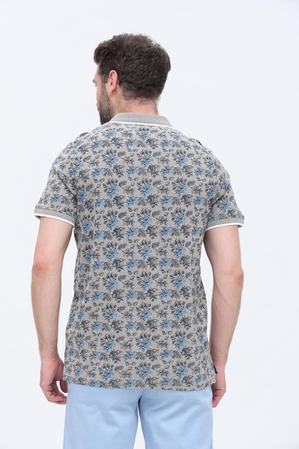 Поло Basefield с цветочным принтом