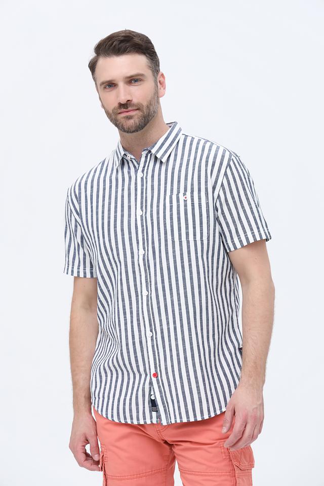 Рубашка кр Time Zone в полоску