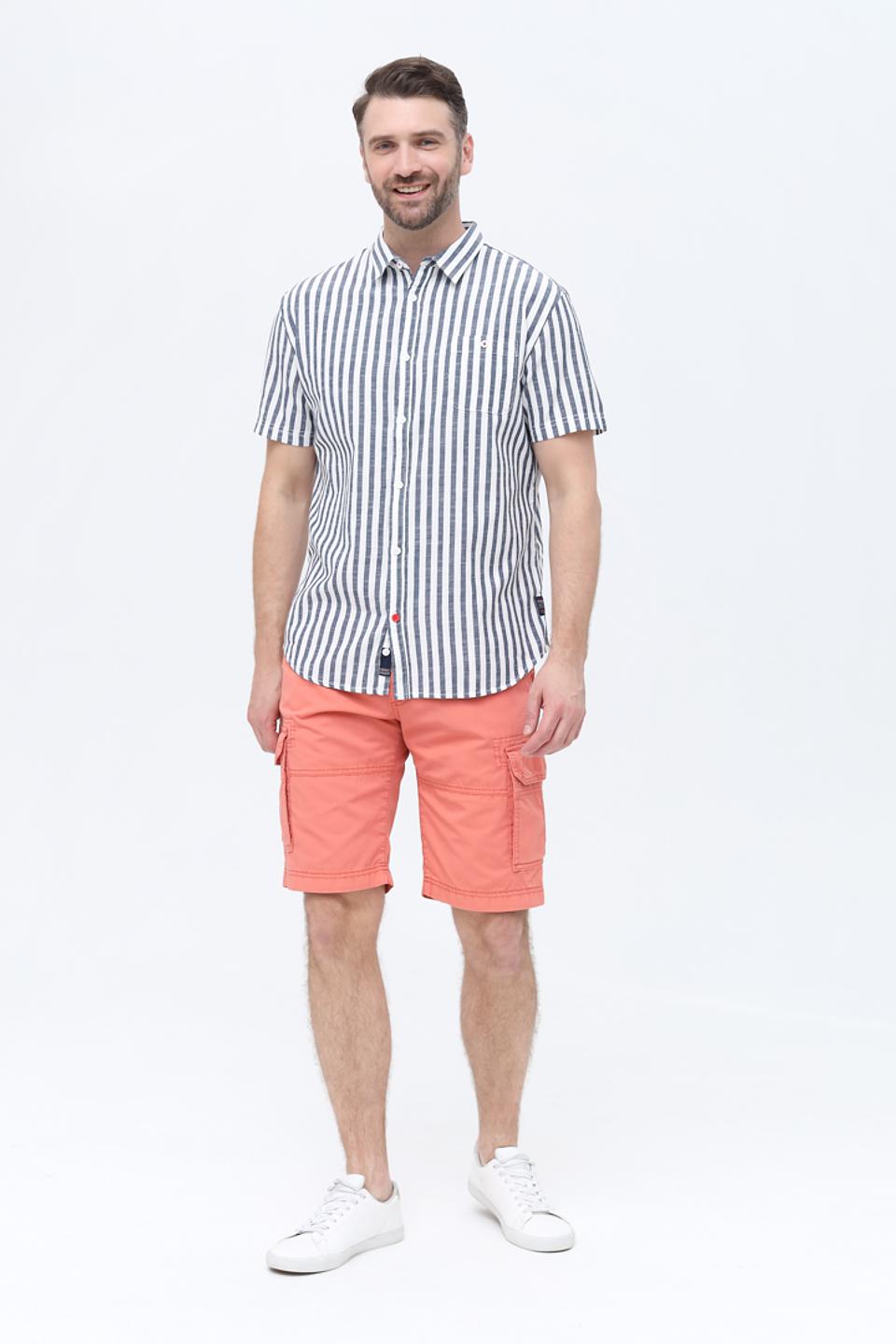 Рубашка кр Time Zone в полоску