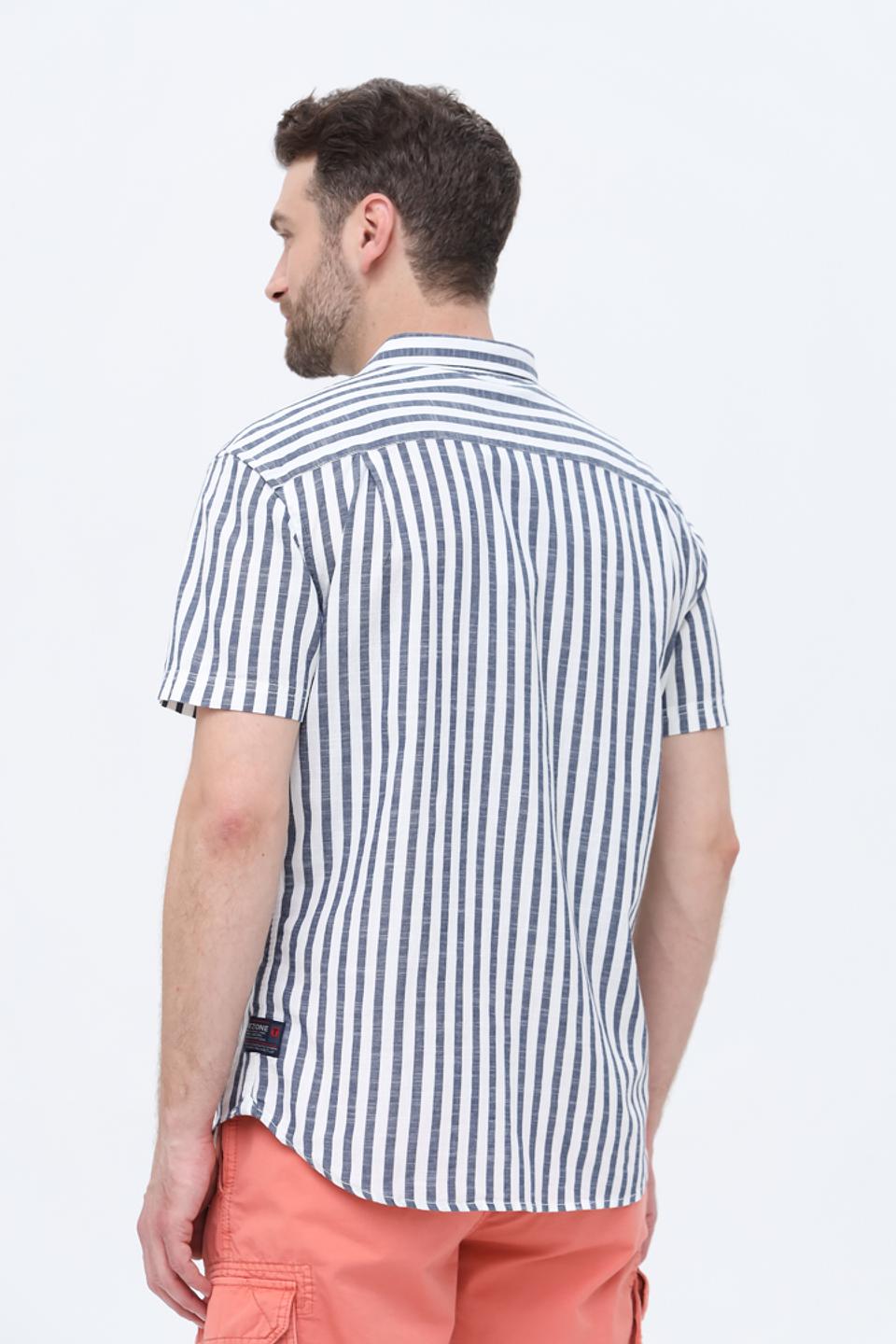 Рубашка кр Time Zone в полоску