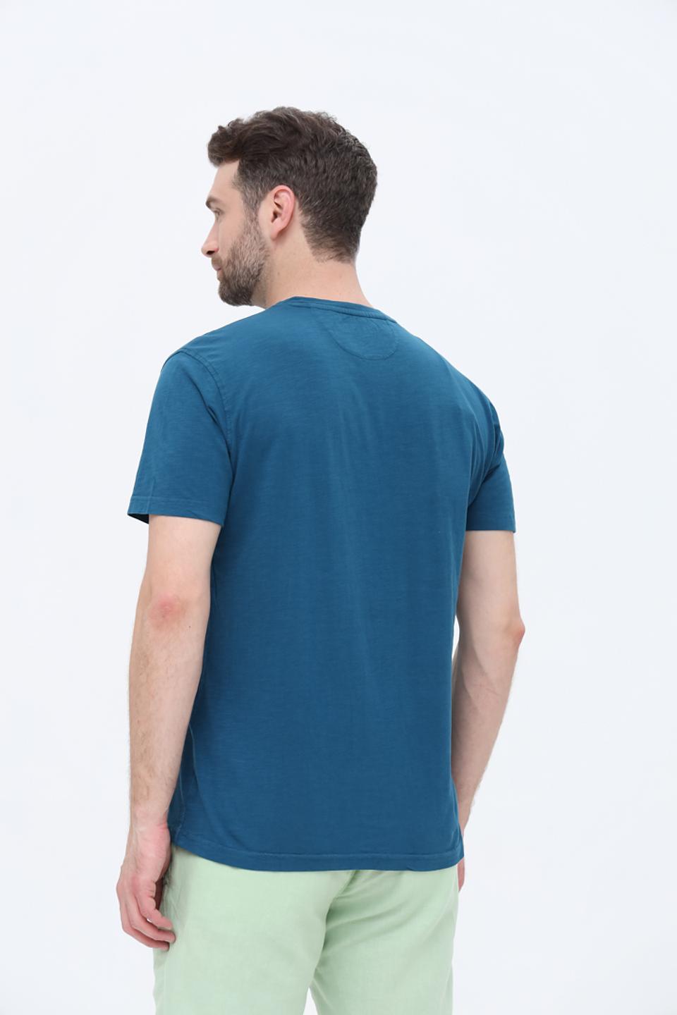 Футболка Sea Barrier с принтом бирюзовый