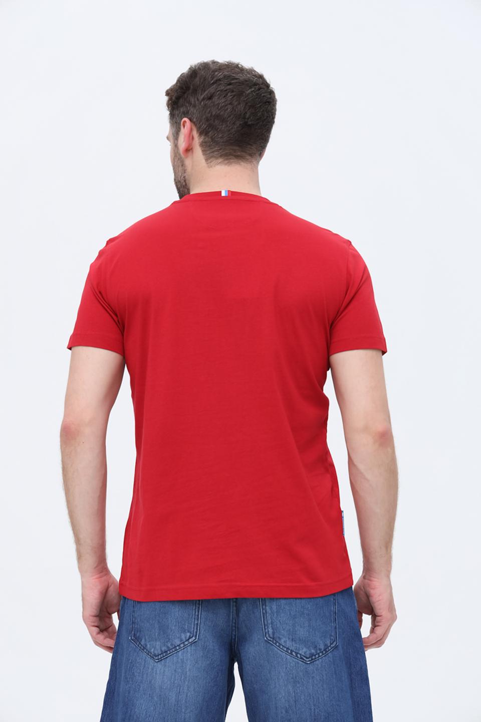 Футболка Sea Barrier с принтом красный