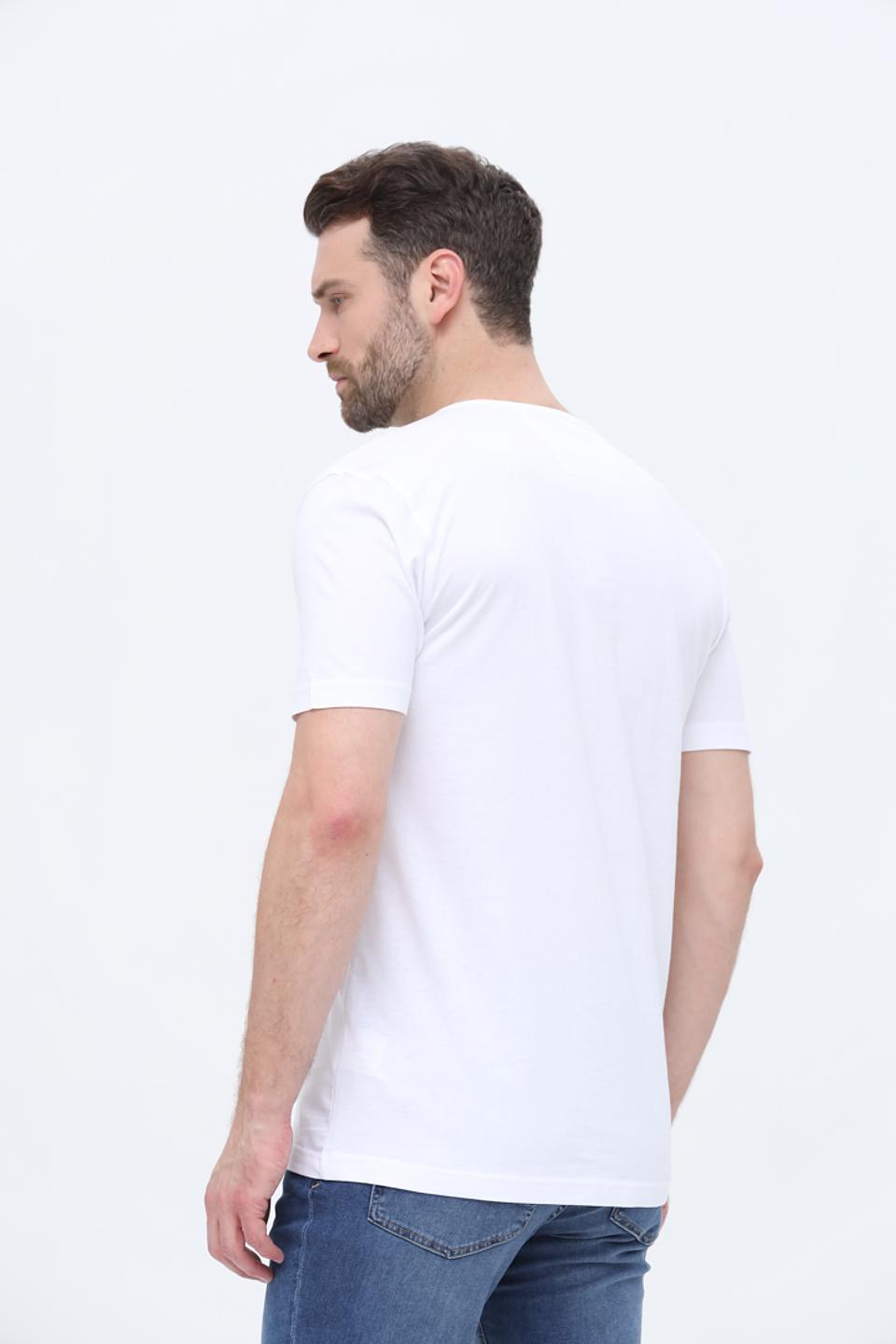 Футболка Granchio V-образный вырез белый