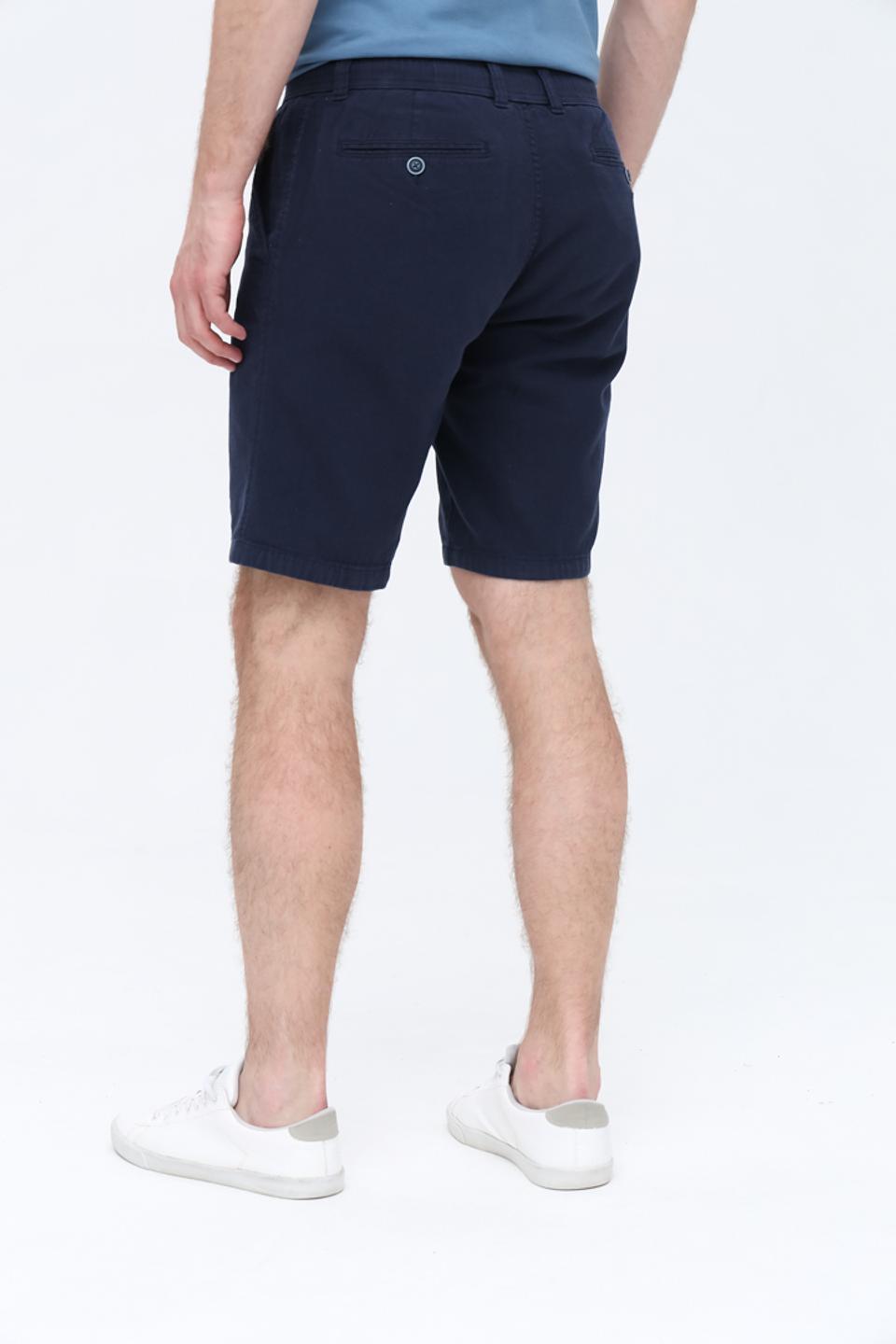 Шорты Bugatti темно-синие с поясом