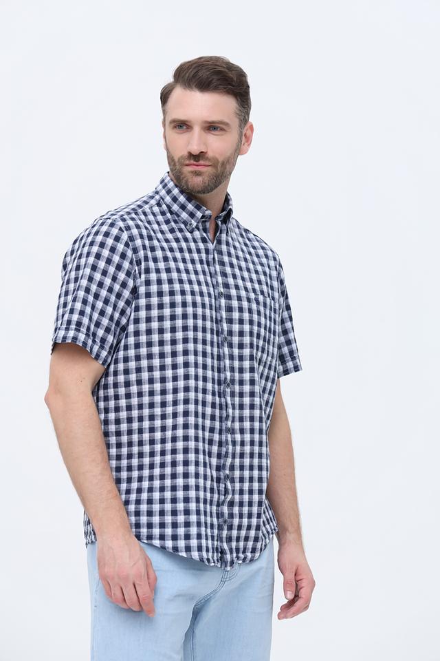 Рубашка кр Casa Moda в клетку