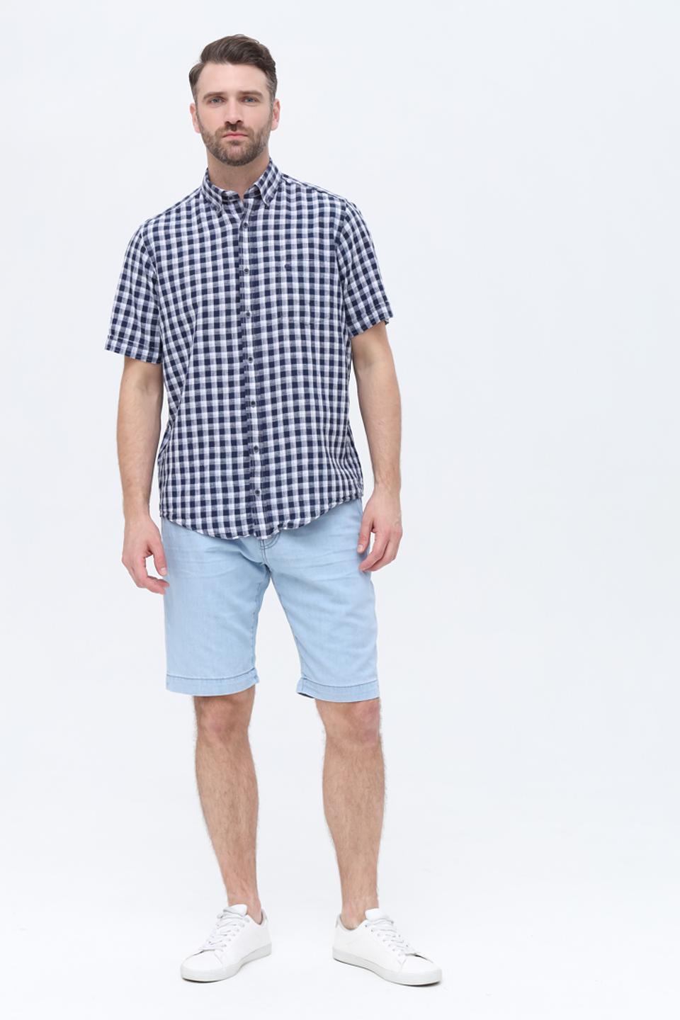 Рубашка кр Casa Moda в клетку