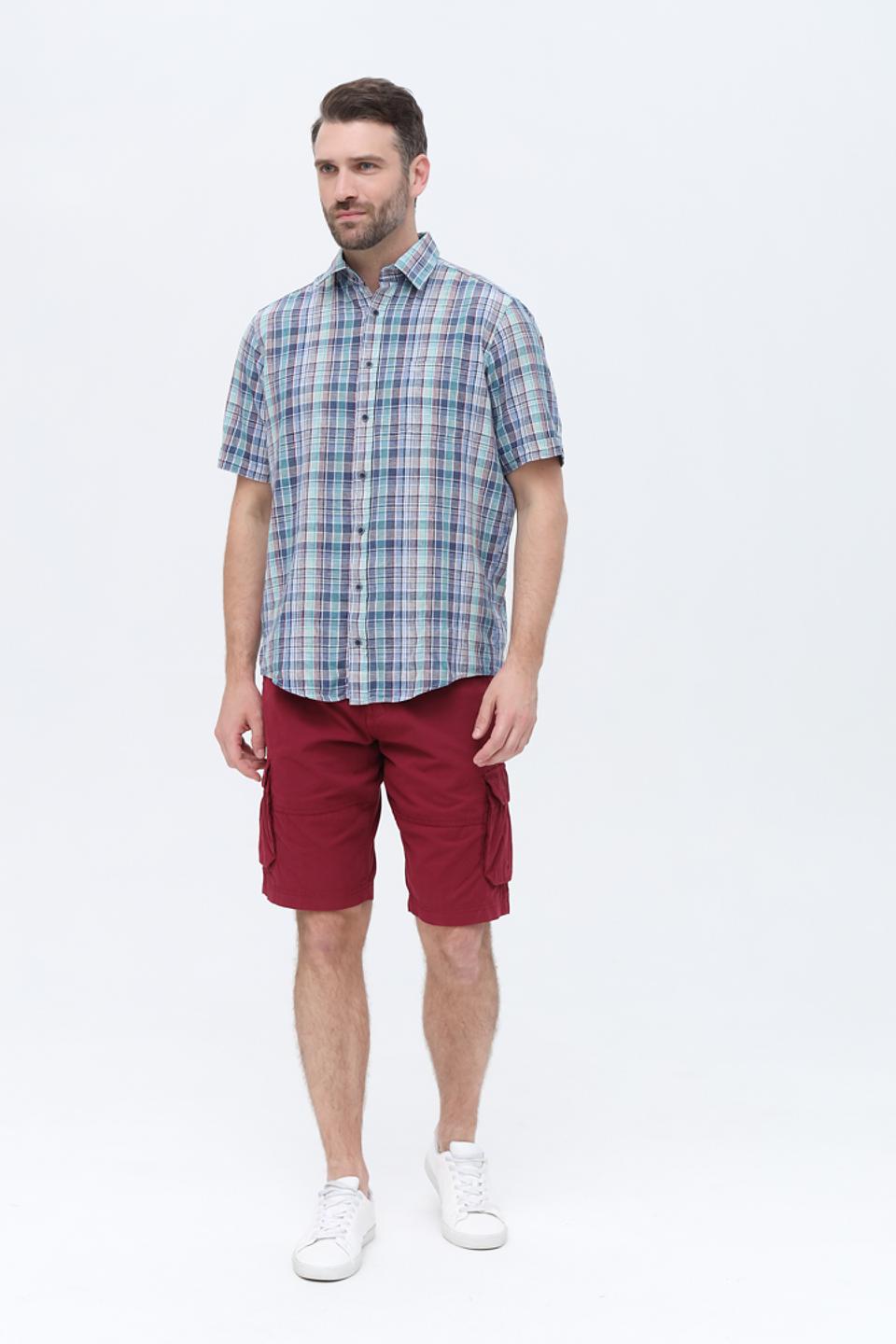 Рубашка кр Casa Moda в клетку