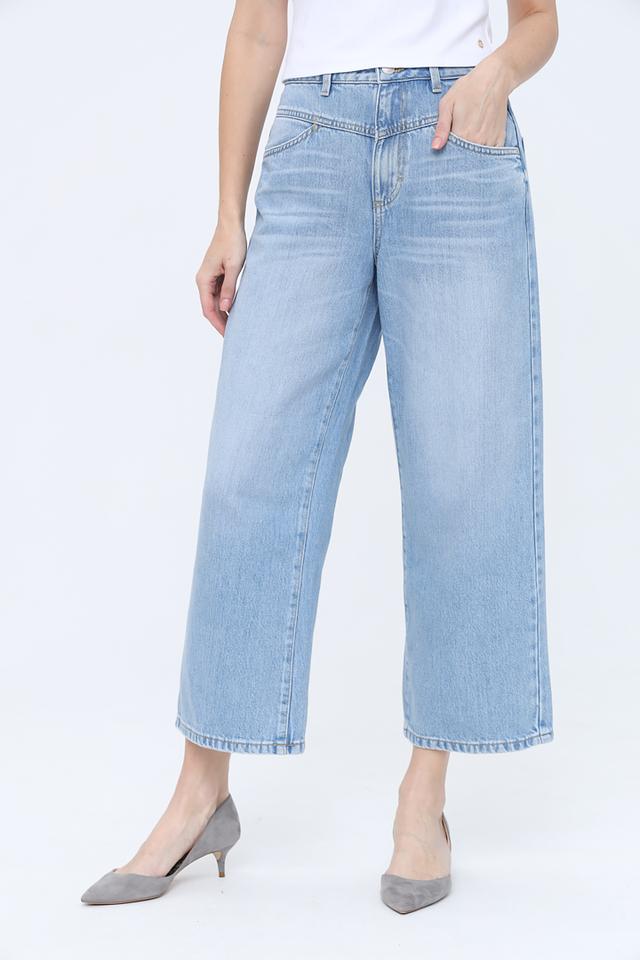 Джинсы Tom Tailor клеш голубые