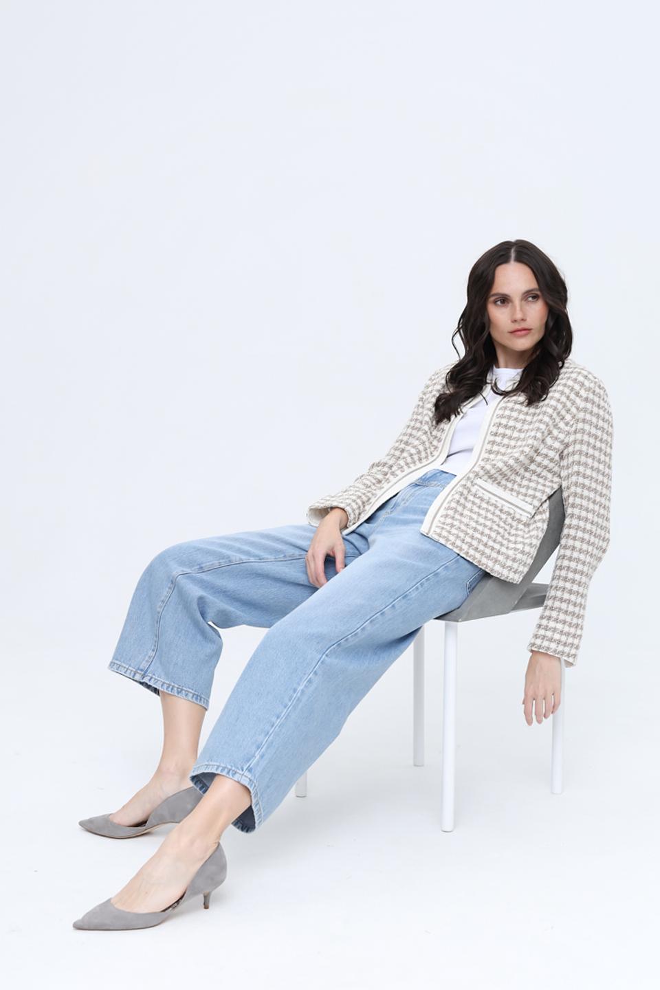 Джинсы Tom Tailor клеш голубые