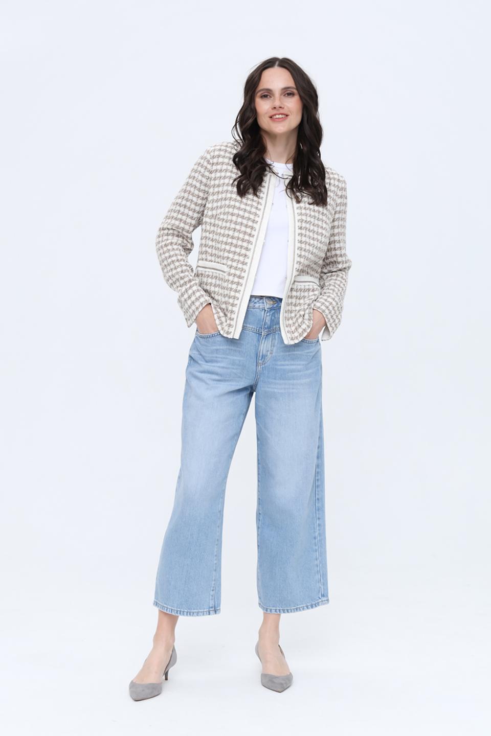 Джинсы Tom Tailor клеш голубые