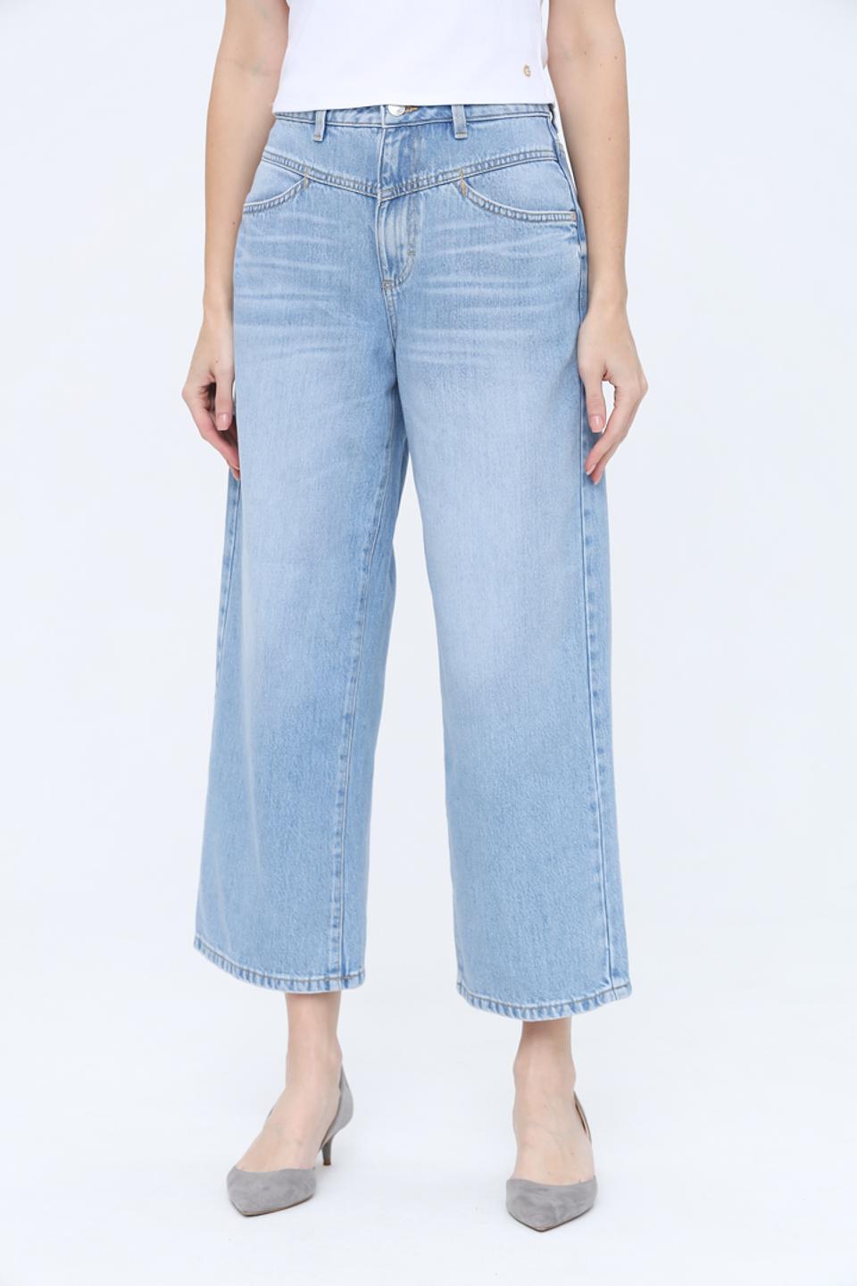 Джинсы Tom Tailor клеш голубые