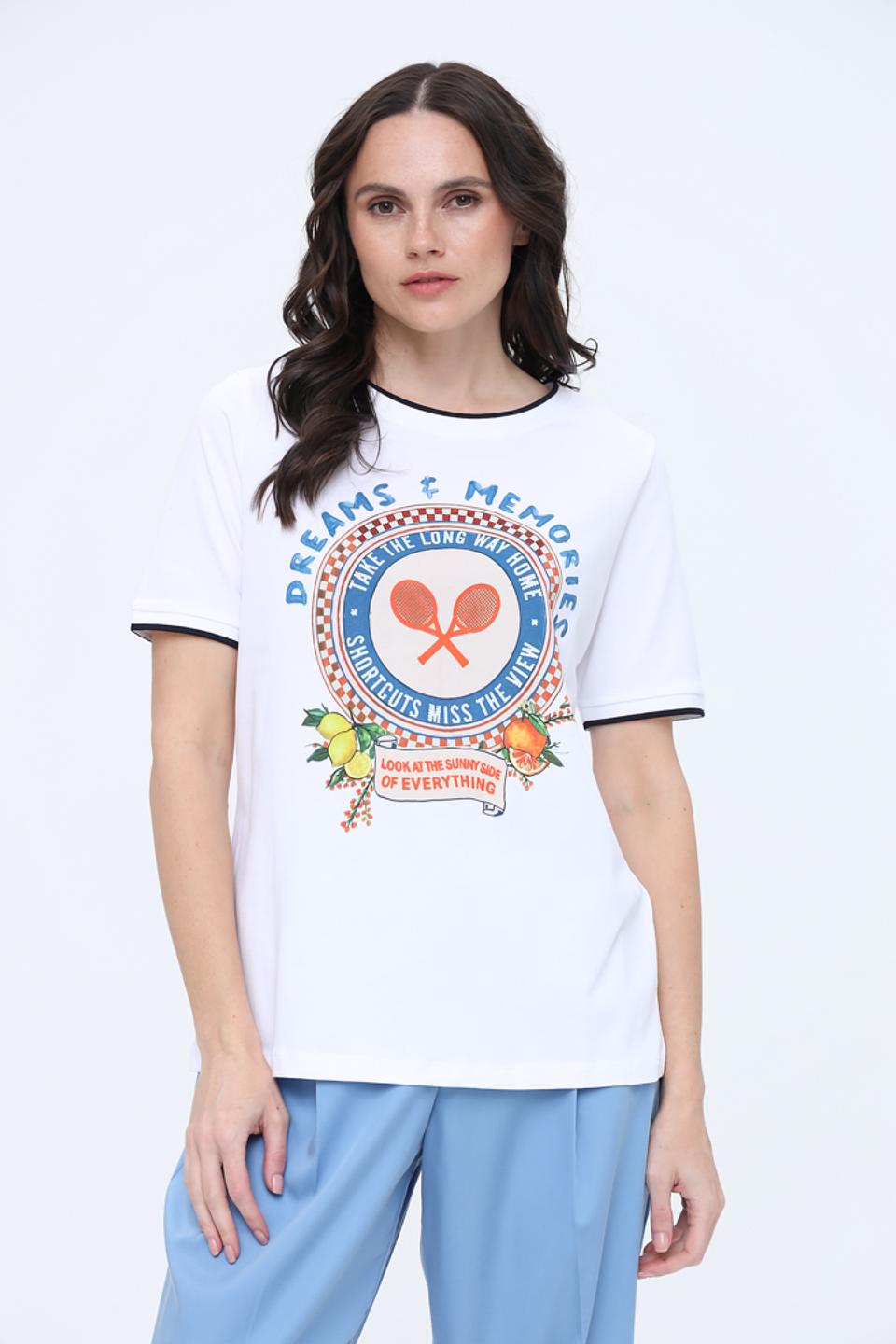 Футболка Margittes с принтом