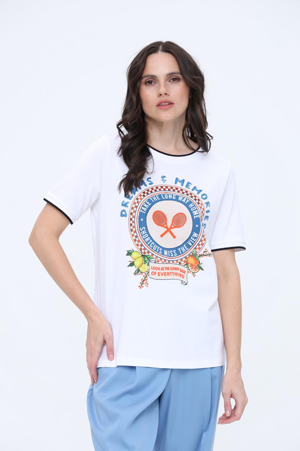 Футболка Margittes с принтом