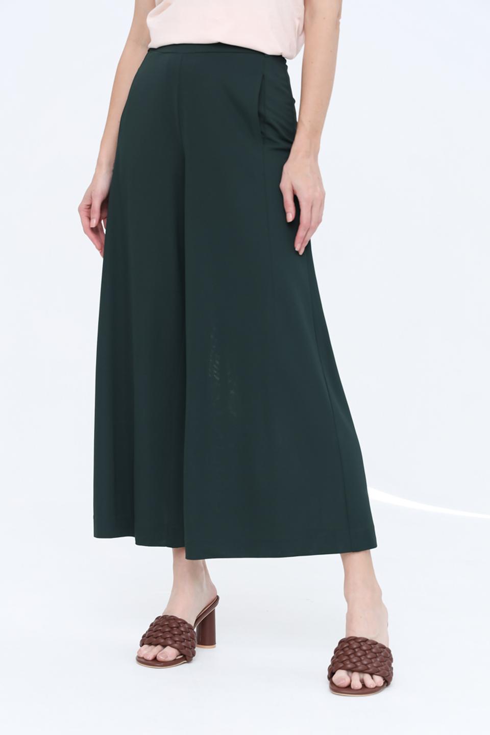 Брюки кюлоты Margittes изумрудные