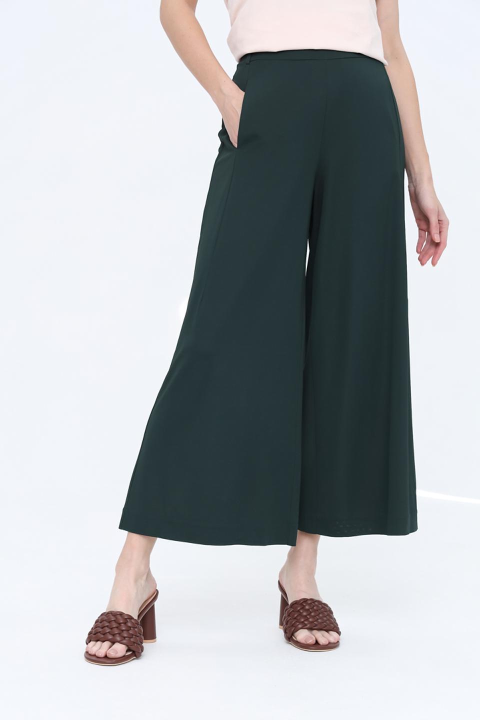 Брюки кюлоты Margittes изумрудные