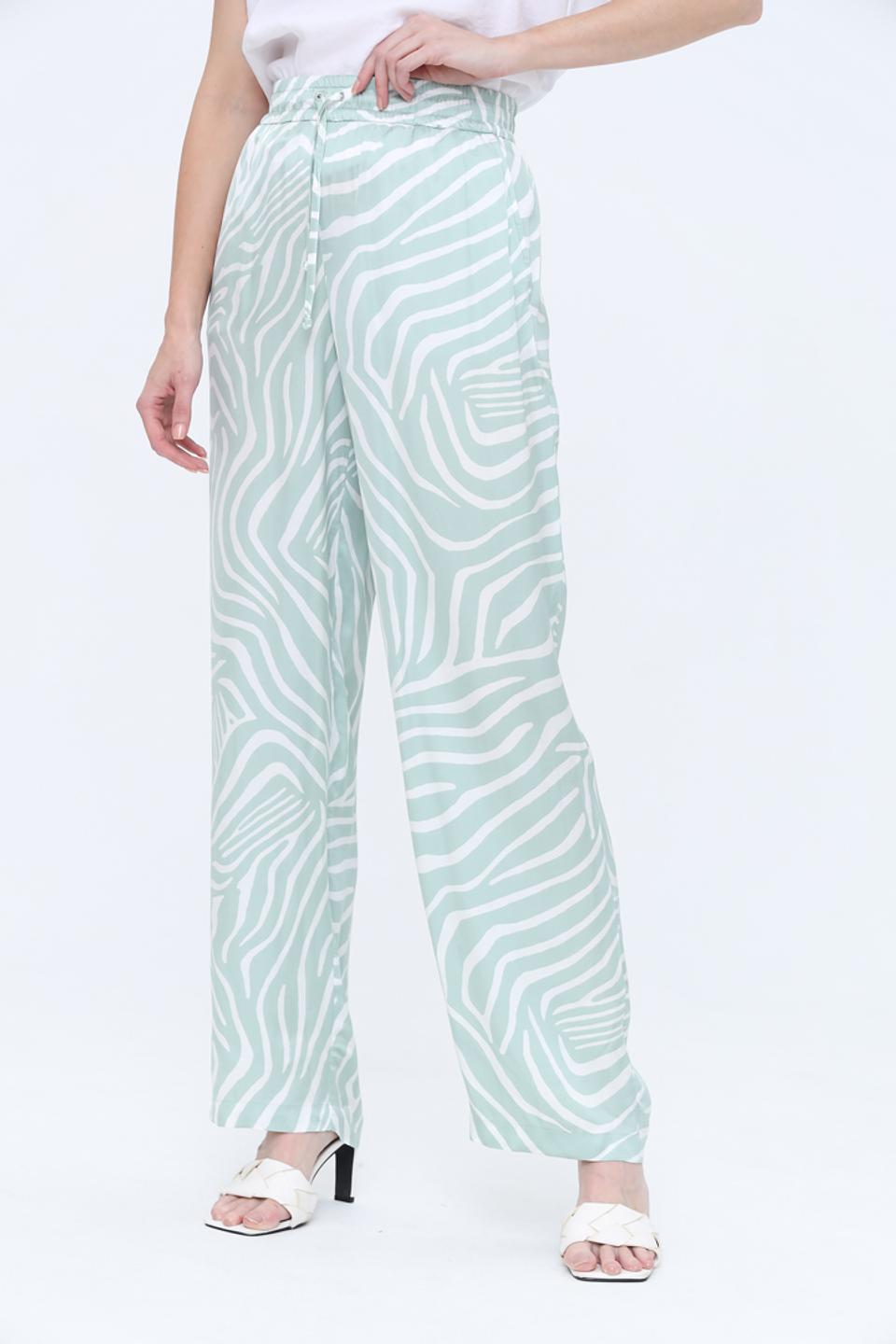 Брюки Marc Aurel принт зебра