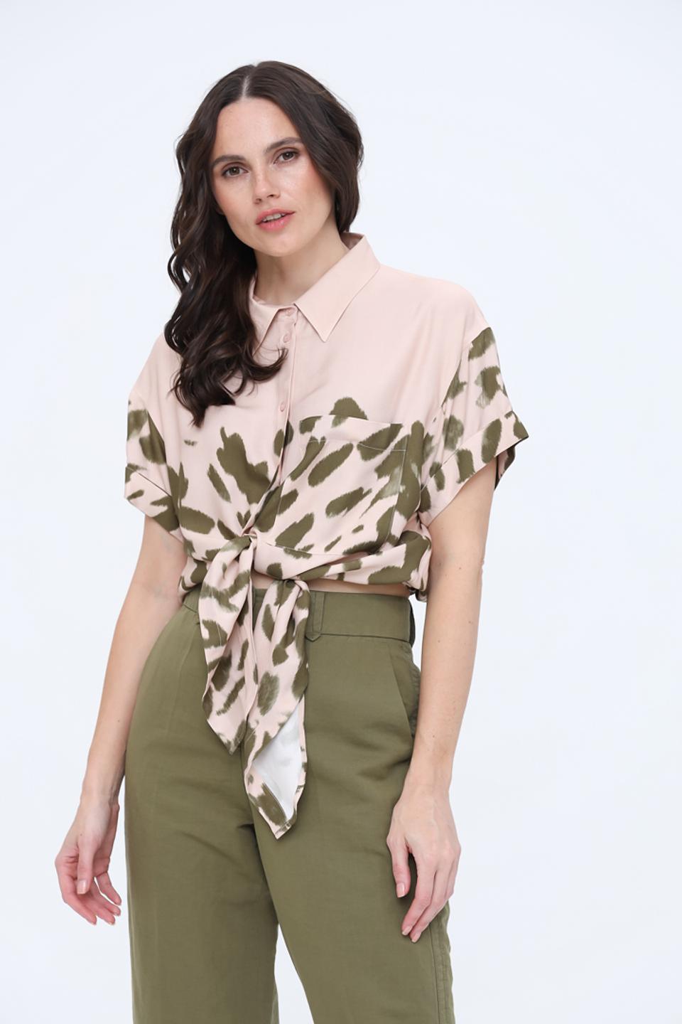 Рубашка Luisa Cerano с принтом