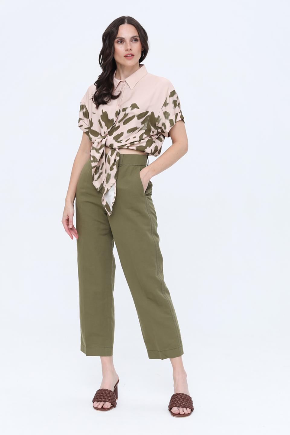 Рубашка Luisa Cerano с принтом