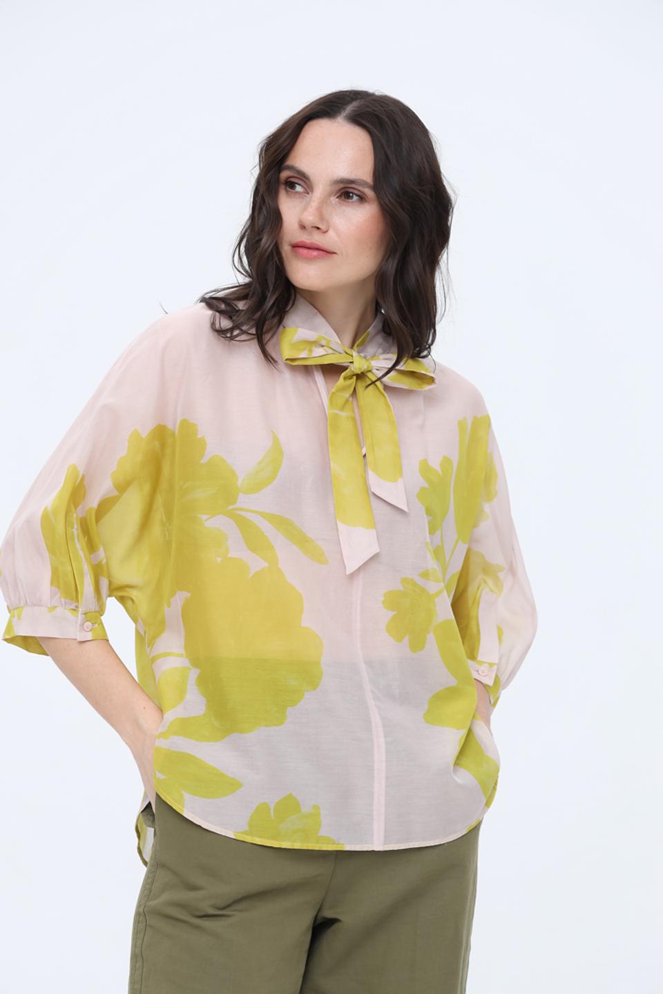 Блуза Luisa Cerano с цветочным принтом