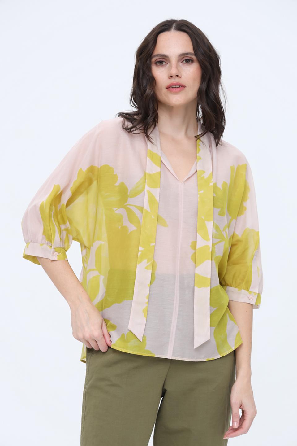 Блуза Luisa Cerano с цветочным принтом