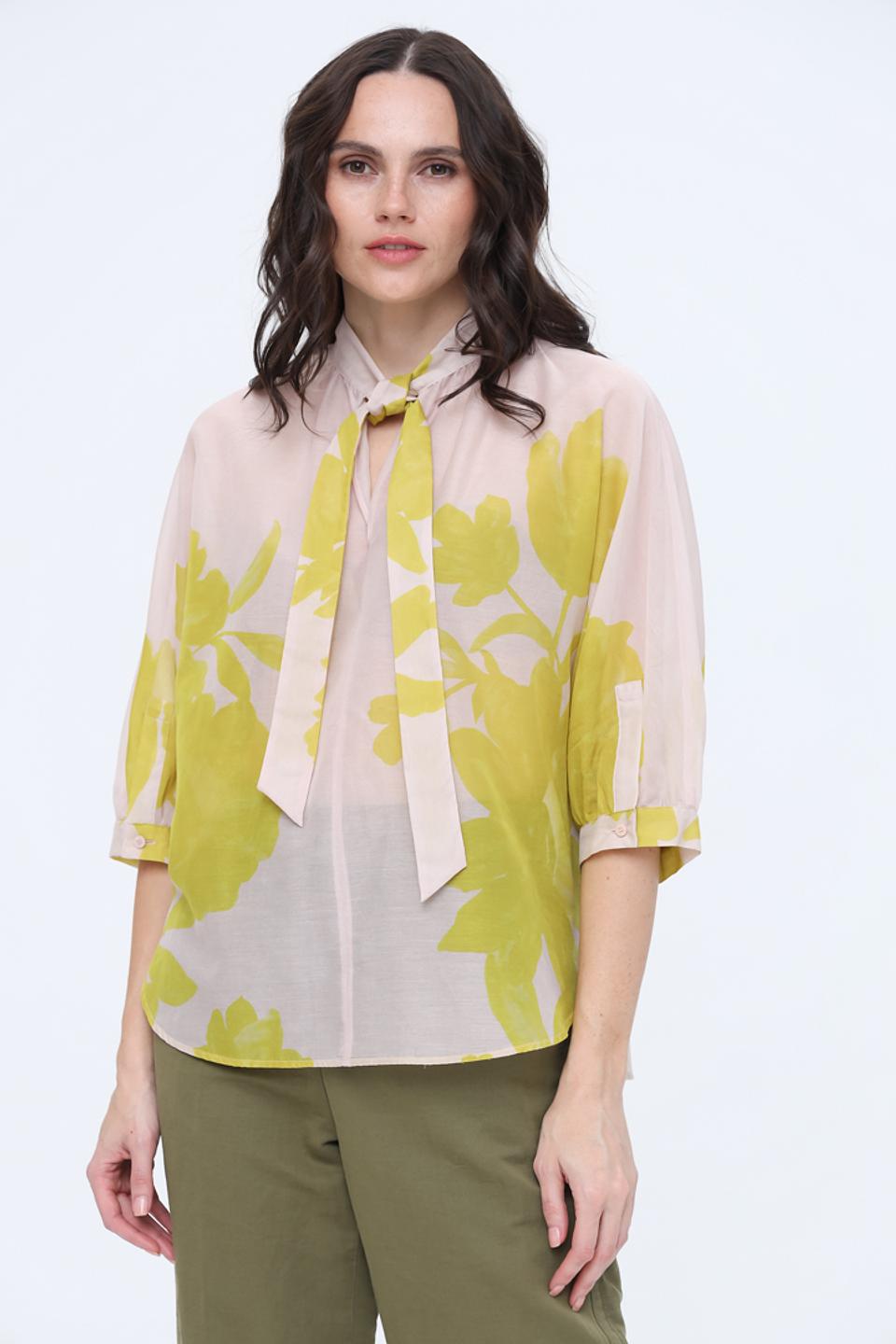 Блуза Luisa Cerano с цветочным принтом