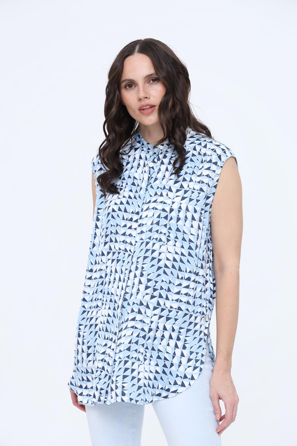 Топ Marc Aurel с геометрическим принтом