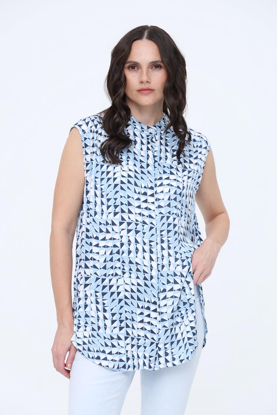 Топ Marc Aurel с геометрическим принтом