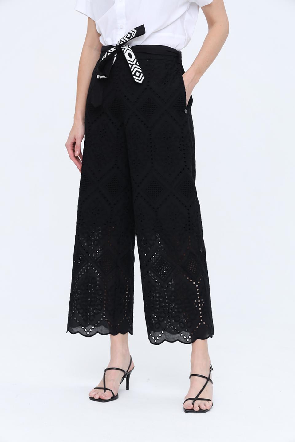 Брюки You Just White с поясом