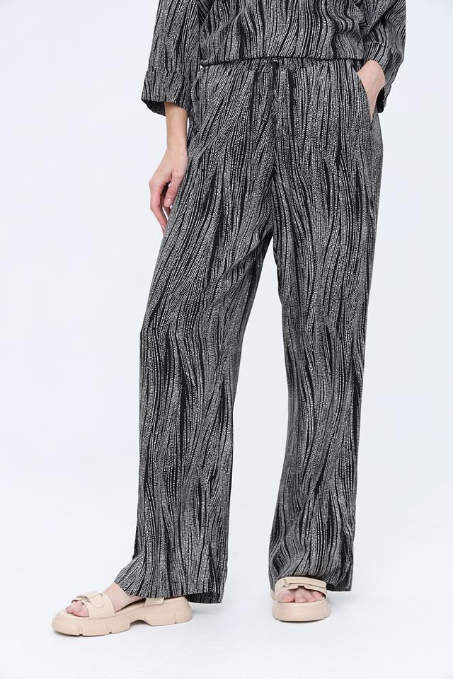 Брюки Taifun в полоску чёрный