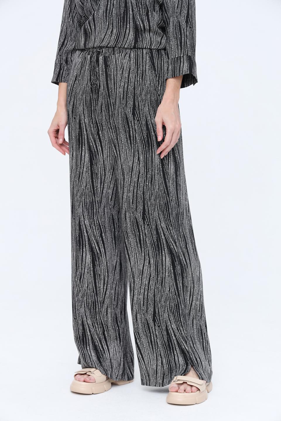 Брюки Taifun в полоску чёрный