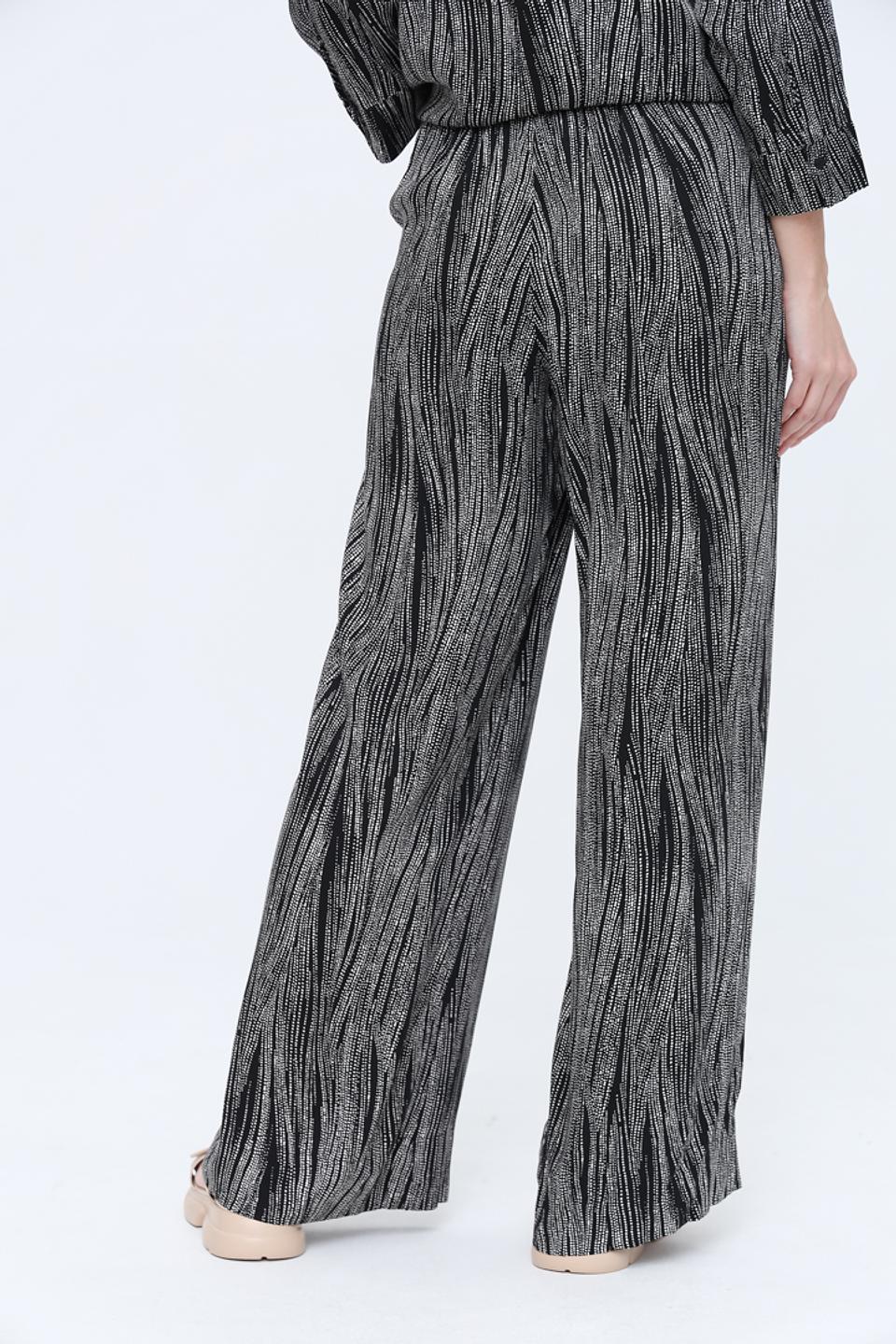 Брюки Taifun в полоску чёрный