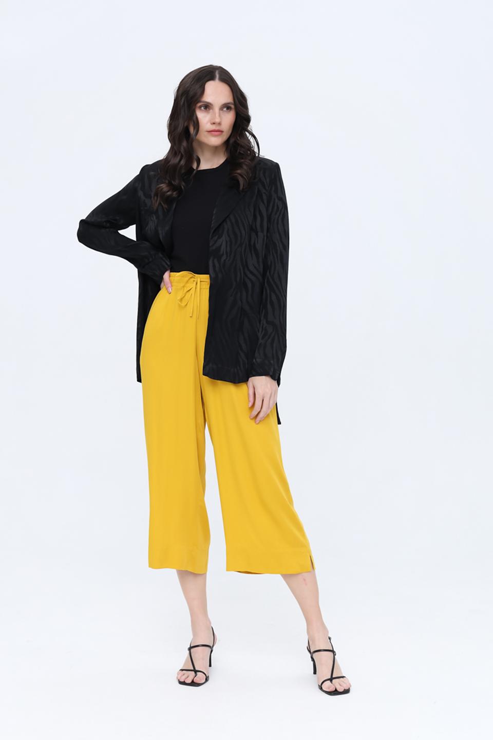 Брюки кюлоты Taifun горчичные