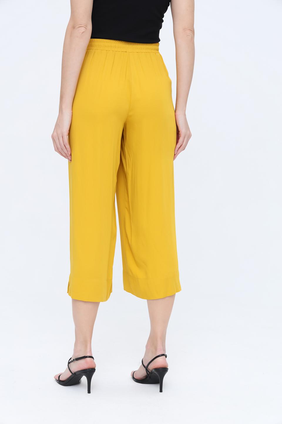 Брюки кюлоты Taifun горчичные