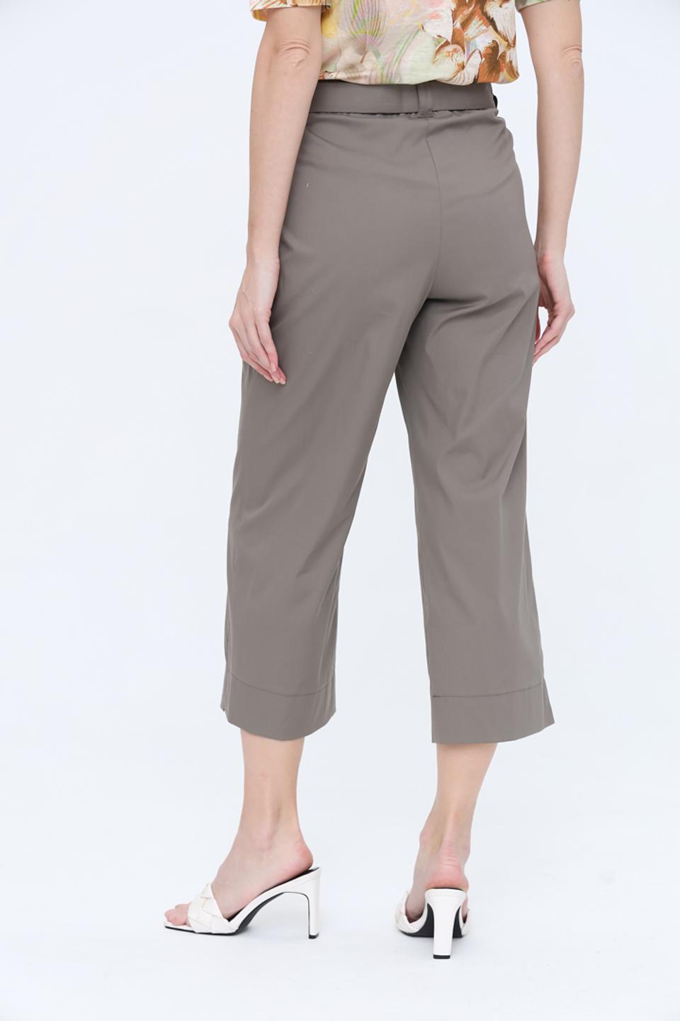 Брюки кюлоты Bianca серые