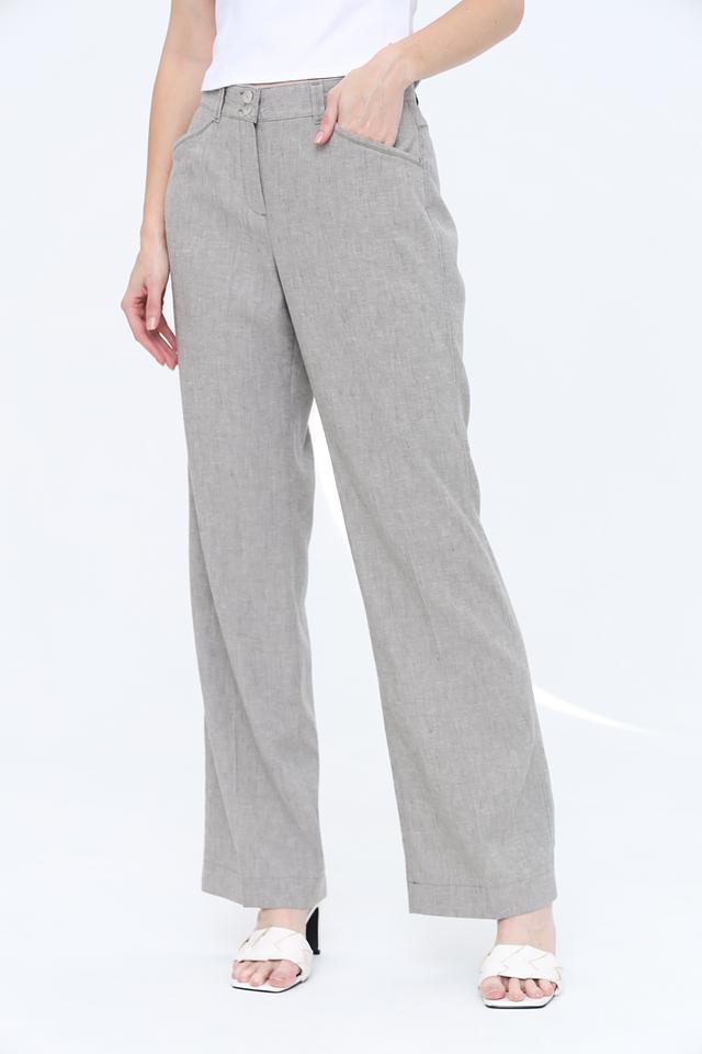 Брюки Bianca палаццо серые