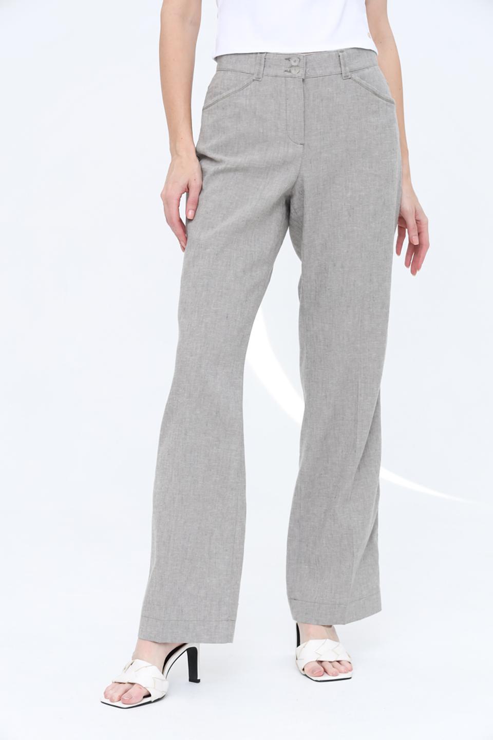 Брюки Bianca палаццо серые