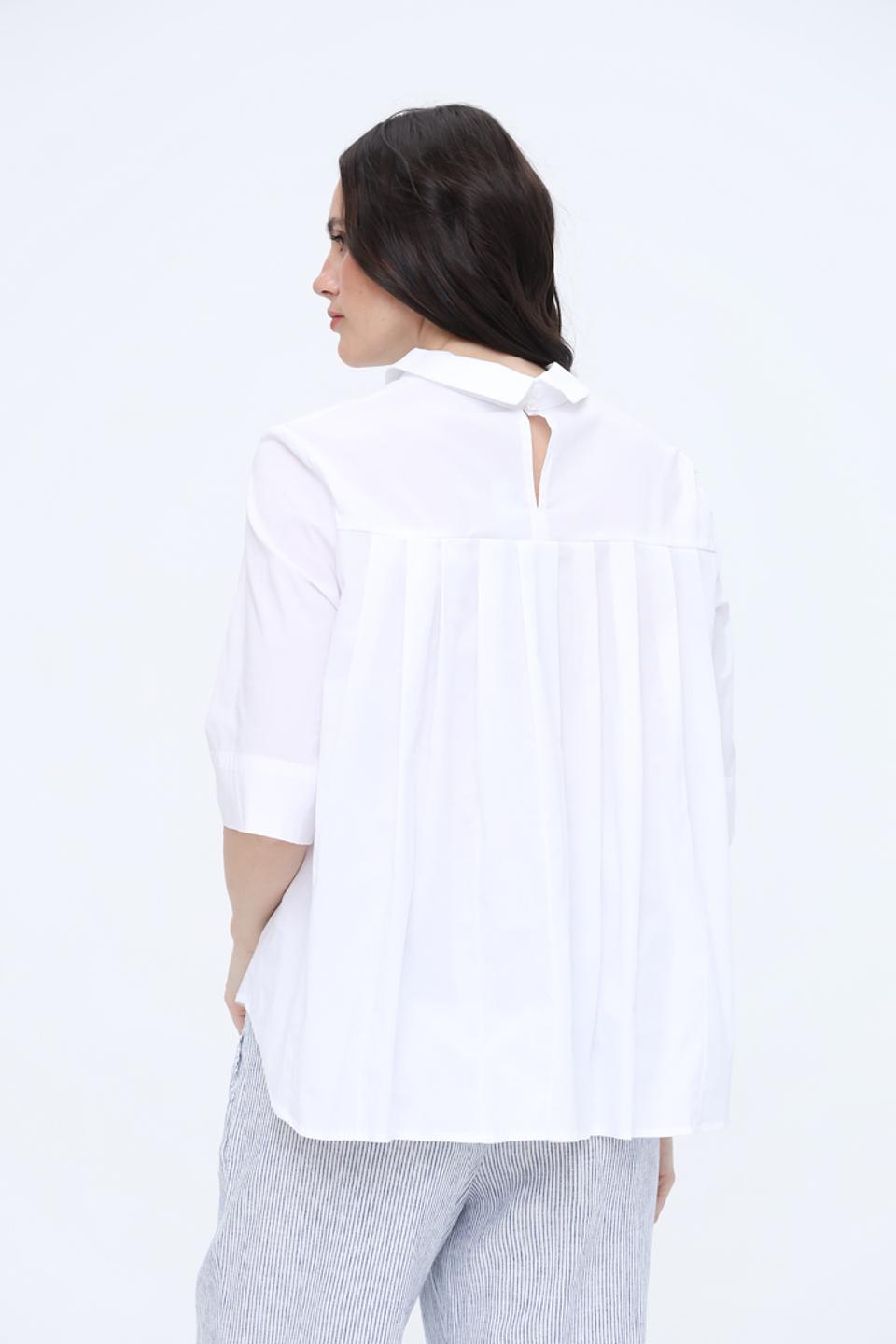 Блуза Oui с воротником-стойкой
