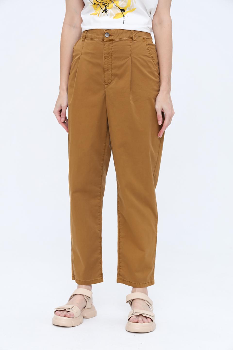 Брюки классические Oui коричневые