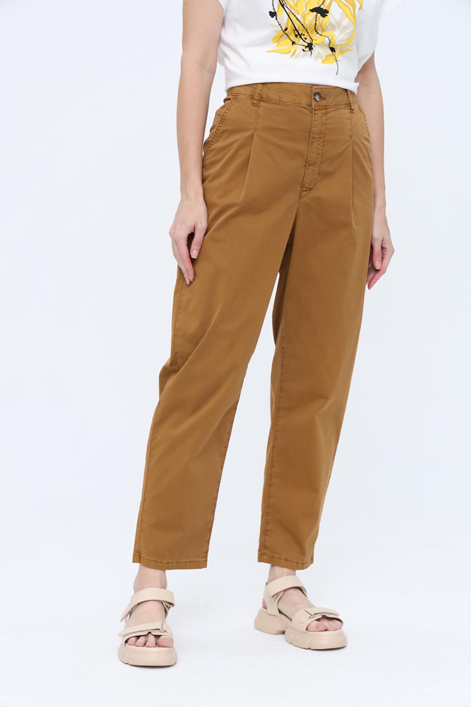 Брюки классические Oui коричневые