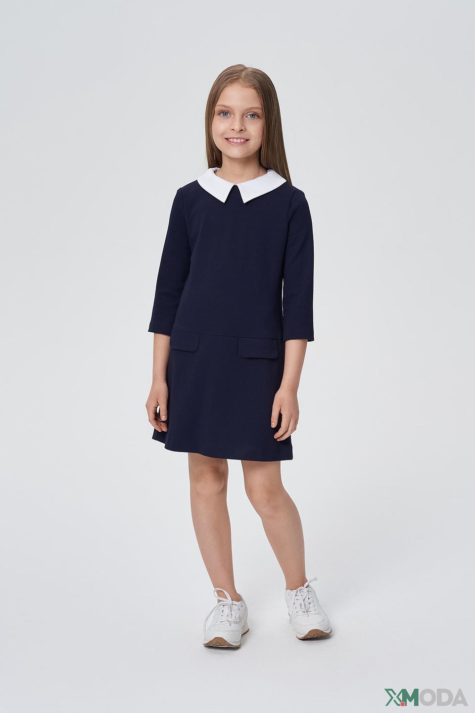 Платье Choupette с белым воротником