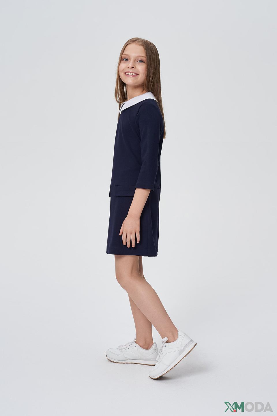 Платье Choupette с белым воротником